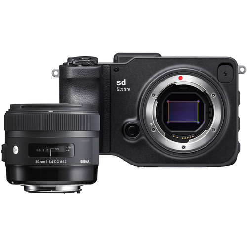 【良品】SIGMA sd Quattro + 30mm F1.4 DC HSM Sigma SD Quattro with 30mm f/1.4F DC HSM Lens | Henry's