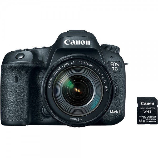 Canon EOS-7D Mk II with 18-135 with W-E1 Wi-Fi | Henry's