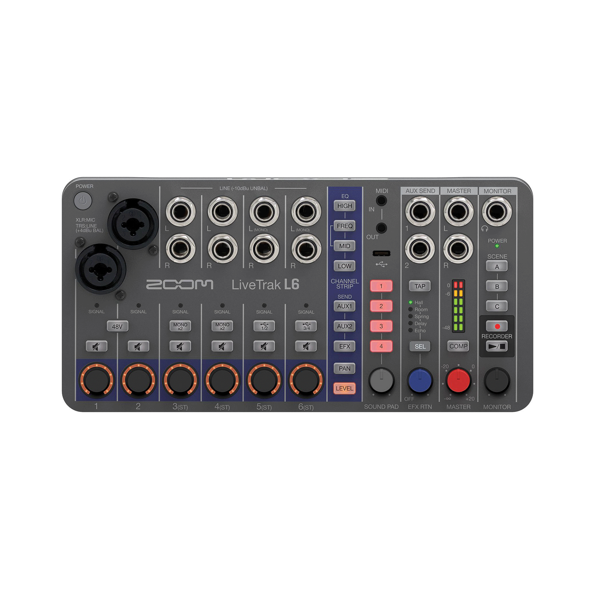 ZOOM LiveTrak L6 とERL-6 実機レビュー】ZOOM ERL-6 当店にて展示開始！LiveTrak L-6用のユーロ 配信機器・PA機器・レコーディング機器