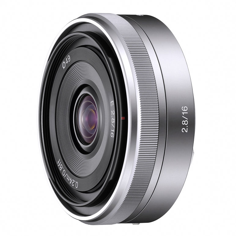 Sony SEL 16mm f/2.8 Lens Silver (NEX)