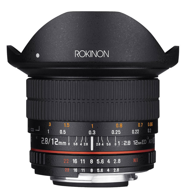 Rokinon 12mm f/2.8 Fisheye Lens for Canon