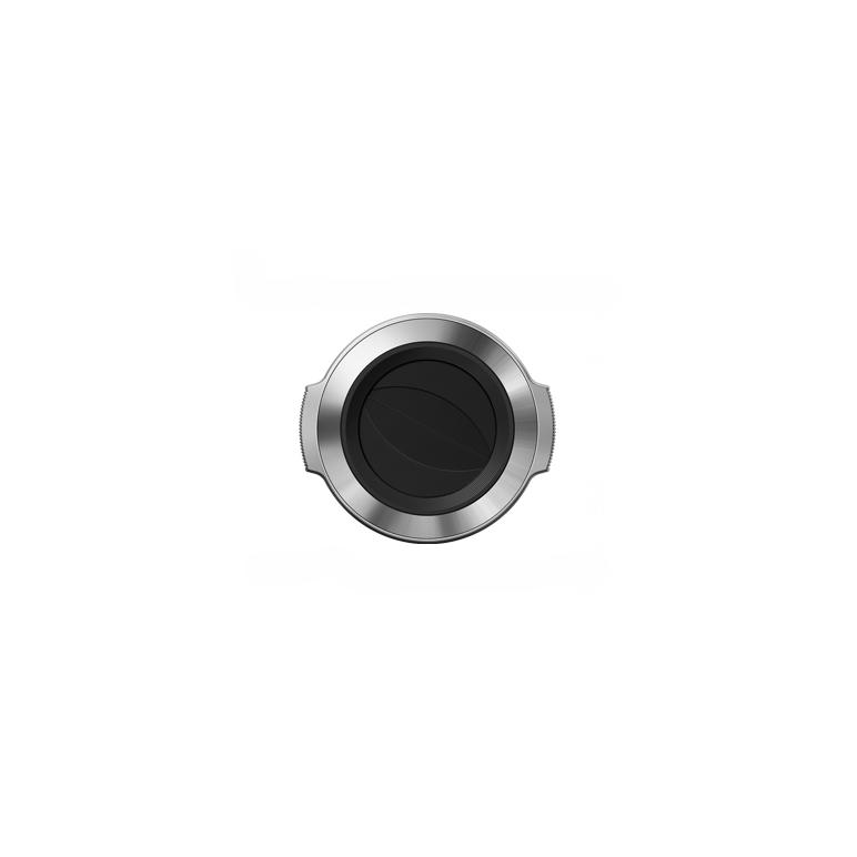 OM System LC-37C Silver Auto Lens Cap 14-42mm