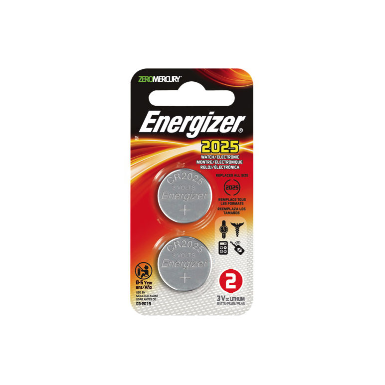 Energizer CR 2025L Battery (2 Pack)