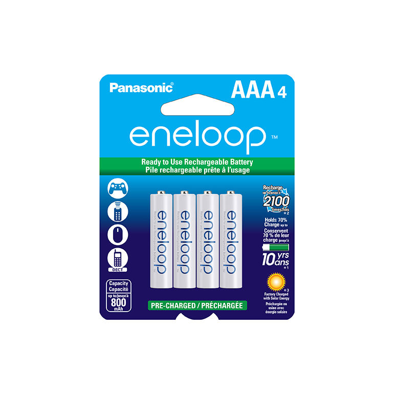 Panasonic Eneloop AAA4 (4/Pkg)Battery