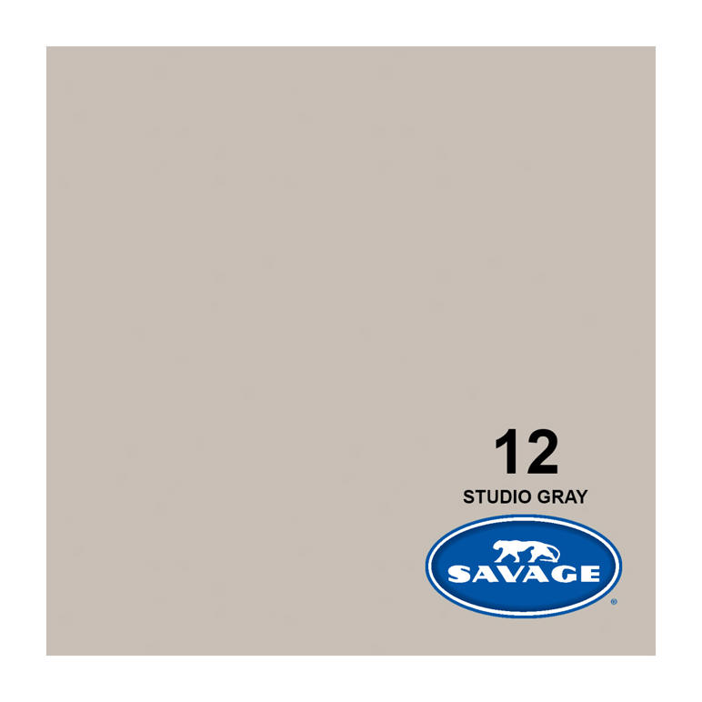 Savage 86in x 36ft Studio Grey Backdrop