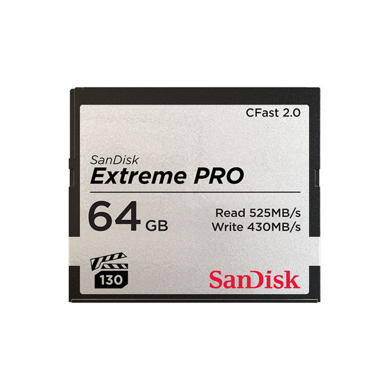 Sandisk 64GB Pro CFast 2.0 525Mbs 3500X