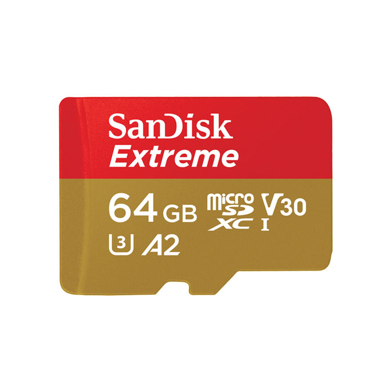 Sandisk 64GB Micro SDXC Extreme UHS-1 CLS10