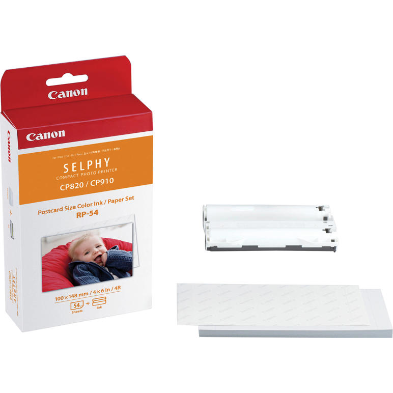 Canon RP-54 Color Ink/Paper Set