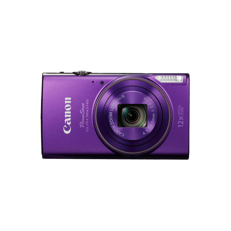 Canon PowerShot ELPH 360 HS 20.2MP 12X 3" Prpl