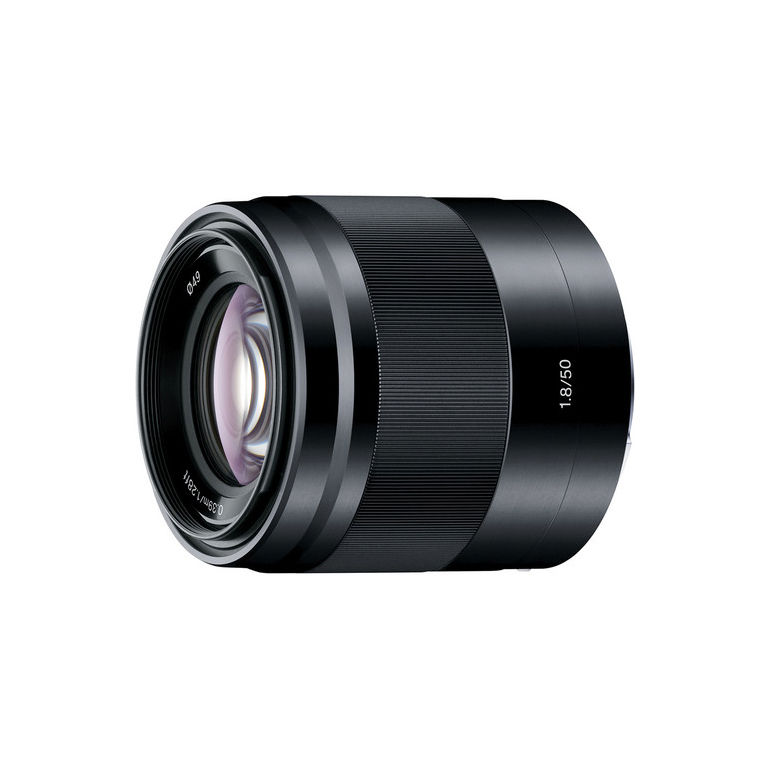 Sony SEL 50mm f/1.8 OSS Lens, Black