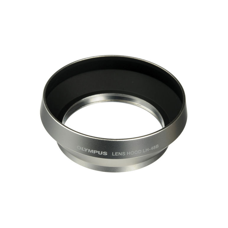 OM System LH-48B Metal Lens Hood Black for 17mm f/1.8 Digita