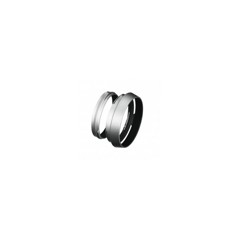 Fujifilm X100 Lens Hood & Adapter Ring Silver