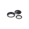 Fujifilm LHF-X20 Lens Hood, Cap & Protector Filter Black