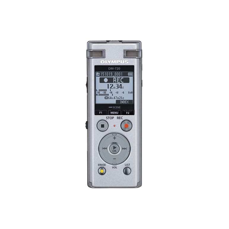OM System DM720 Digital Recorder with Battery Silver