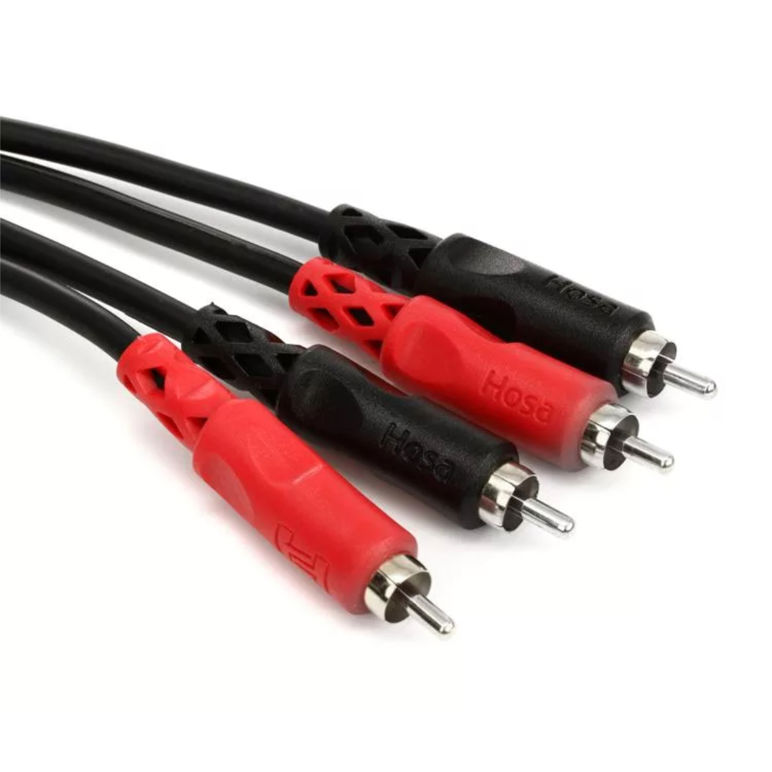 Hosa 2X RCA to 2X RCA Cable, 1M