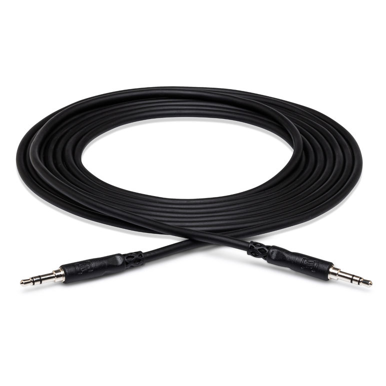 Hosa 3.5mm TRS to 3.5mm TRS Cable, 3'