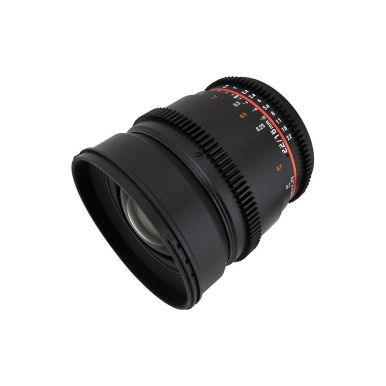 USED Bower 16mm T2.2 Cine Lens Nikon