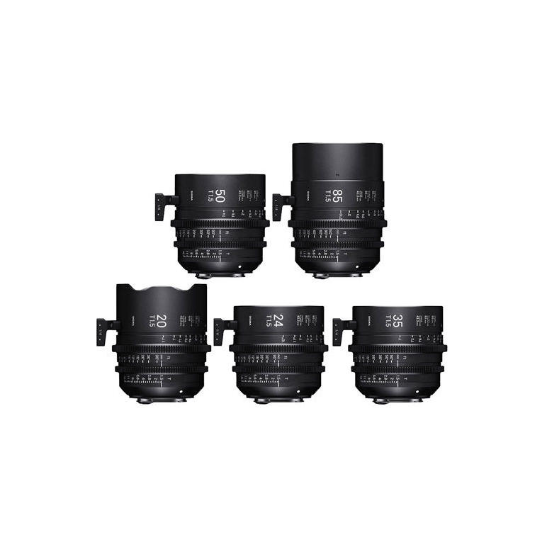USED Sigma Cine 5 PC Prime Set