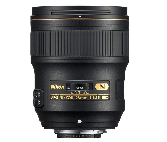 Nikon AF-S FX 28mm f/1.4 E ED Lens