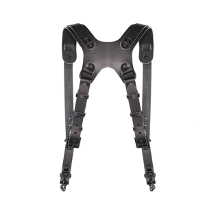 Fab' Leather Dual Camera Harness F22 Black