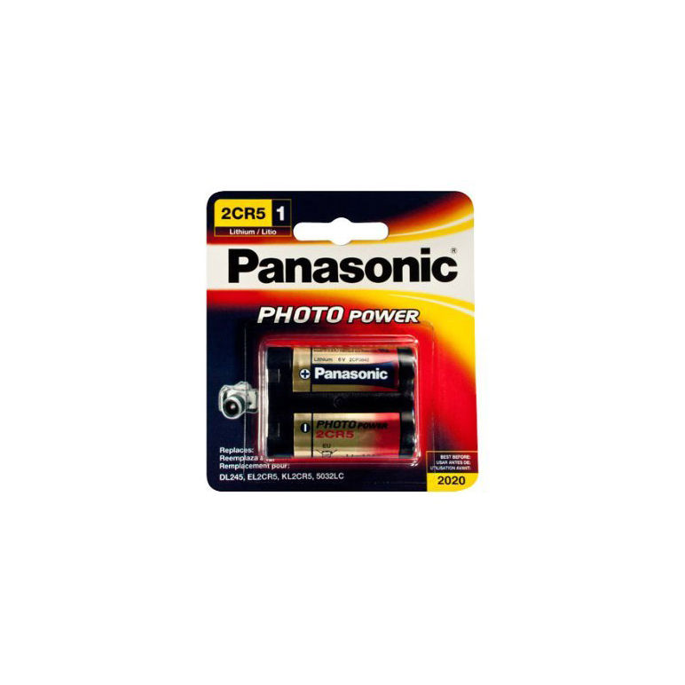 Panasonic 2CR5-1 6 Volt Lithium Battery
