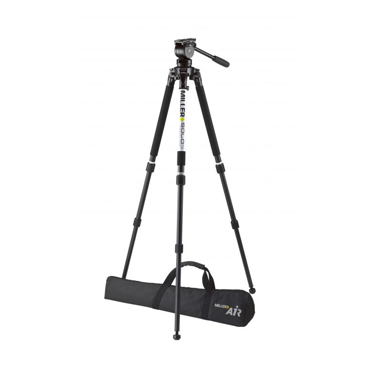 Miller Air Solo 2 Stage Alloy Tripod 3001