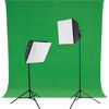 Westcott Basics LED Green Screen Kit