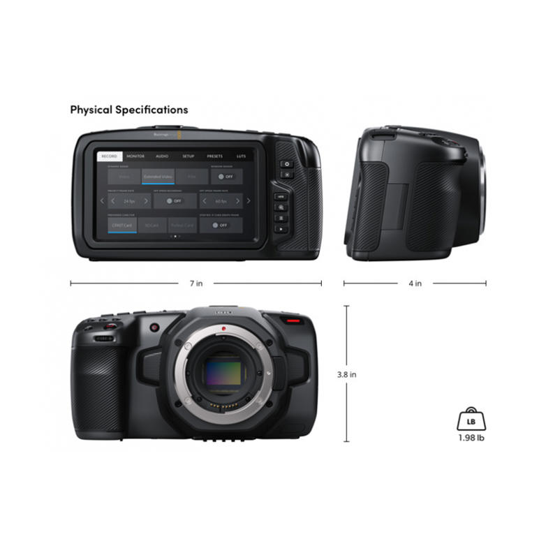 Blackmagic Pocket Cinema S35 6K Camera EF Mt