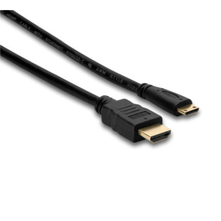 Hosa HDMI-HDMI Mini Ethernet