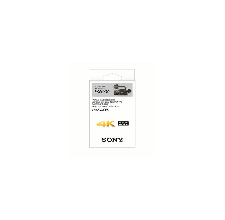 Sony Cbk-Zx70Fx Upgrade License 4K