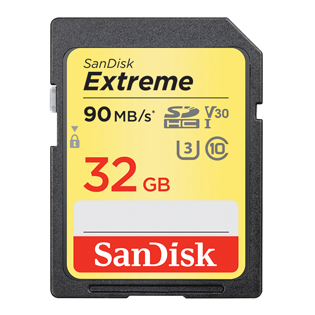 Sandisk Extreme SDHC 90MB/S U3 V30