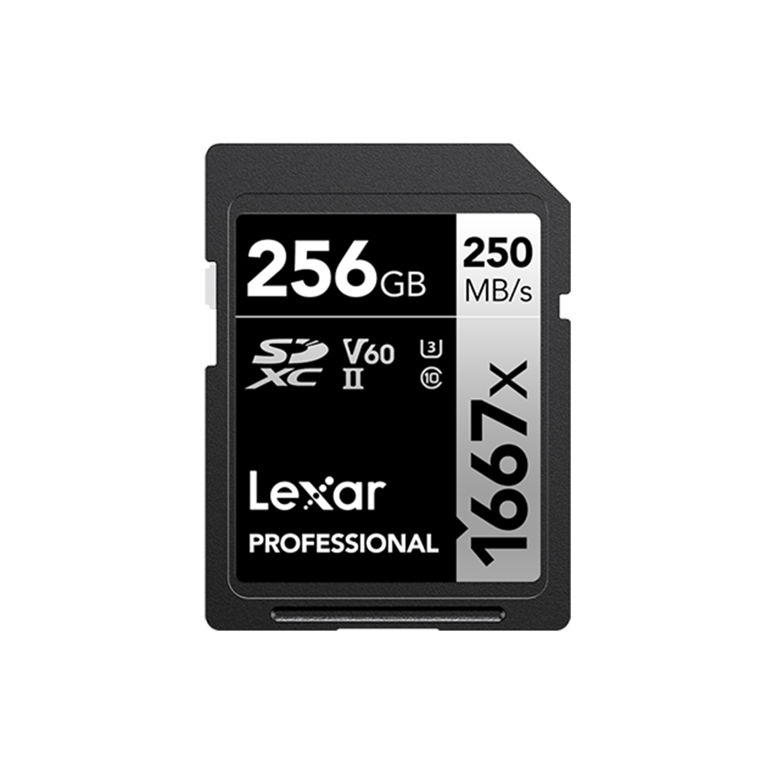 Lexar Pro 256GB 1667X SDXC UHS-II/U3