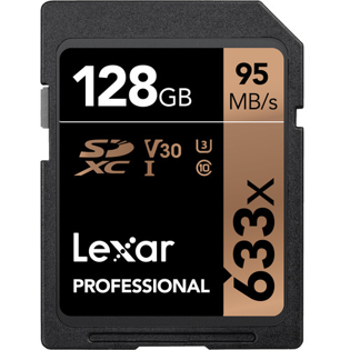 Lexar Professional 633x U3 SDHC/SDXC Card