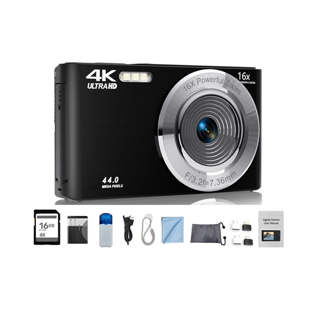 Compact Digital Camera w/ 16GB SD Card