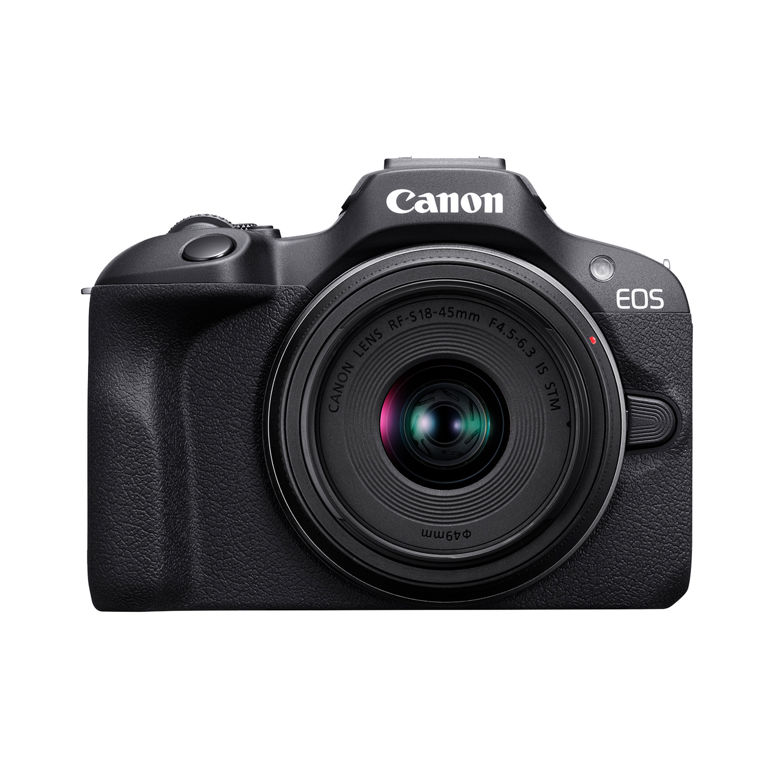 Canon EOS R100 with RF-S 18-45mm F4.5-6.3 IS STM Lens