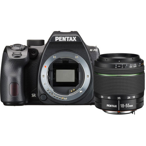 Pentax K-70 DSLR with 18-55mm WR Lens