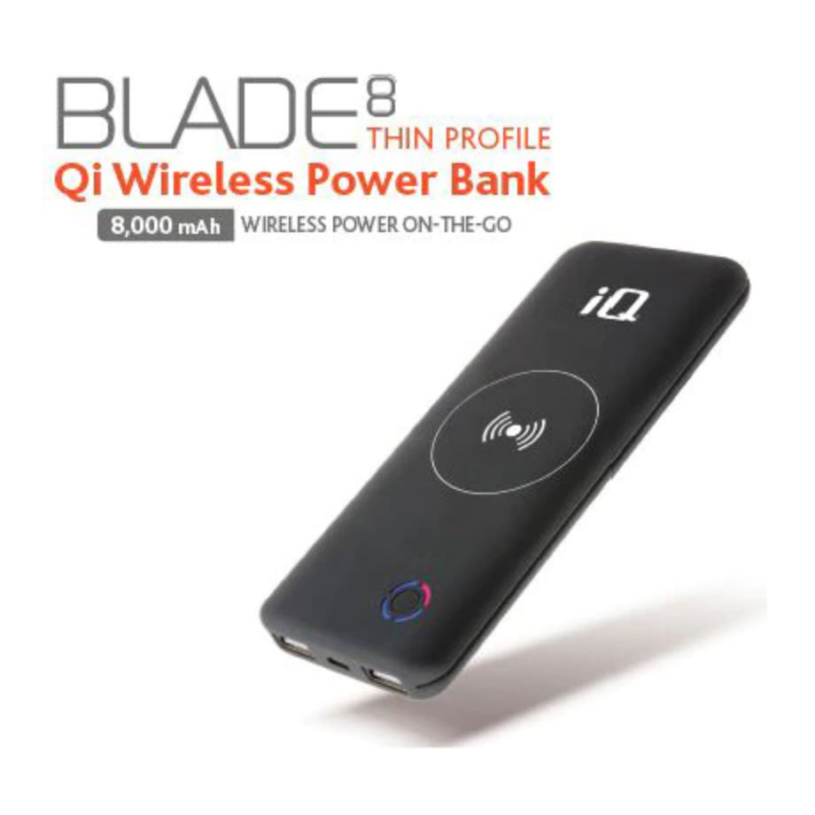 Iq Blade Wireless Power Bank 8000 mAh