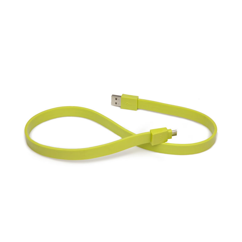 Tylt Data Cable - Micro USB 2Ft Green