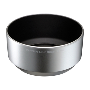 OM System LH-40B Lens Hood Silver for 45mm f/1.8 Digital Len