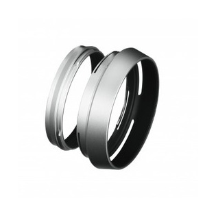 Fujifilm X100 Lens Hood & Adapter Ring Silver
