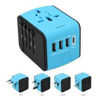 Ultralink Travel Adapter Type-C Blue with USB