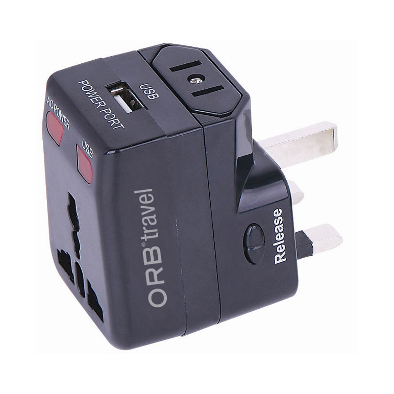 Orb Ta310 Travel Adapter with USB