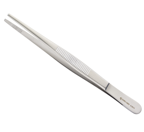 Dressing Serrated Forceps, 6"