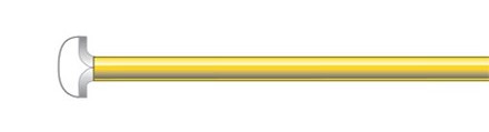 Medium Radius Loop Electrode 1.5 cm x .05 cm x 12 cm