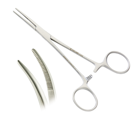 Kelly Forceps, Curved, 5 1/2"