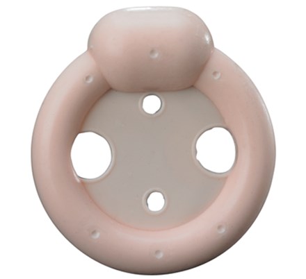Knob/Folding Ring Pessary with Support #0: 1-3/4"