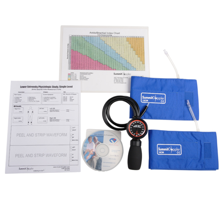 ABI Kit with aneroid, 2 Cuffs, Forms, Chart and ABI Video