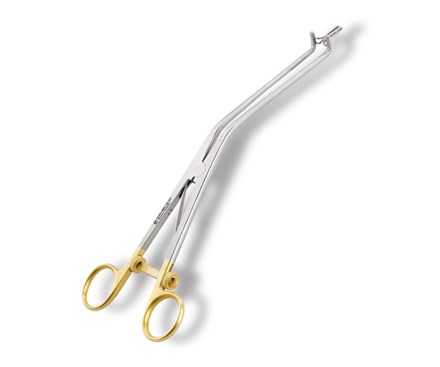Endocervical Speculum, gold plated, w/screw knob (4mm)