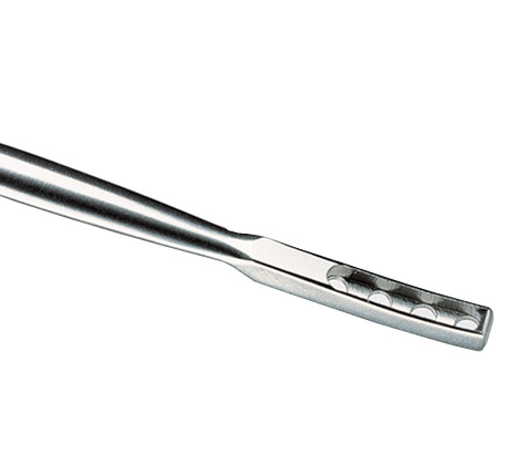 Kevorkian Curette, gold plated, w/basket
