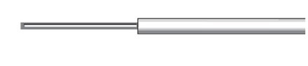 Needle Electrode .25 mm diameter x 5 mm x 5.5 cm